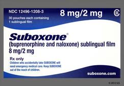 Suboxone (Buprenorphine & Naloxone) 8mg/2mg