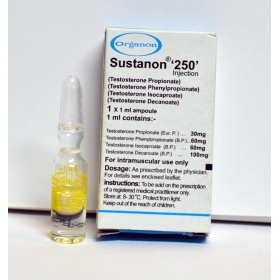 Sustanon (4 testosterone blend) 250mg/ml injection