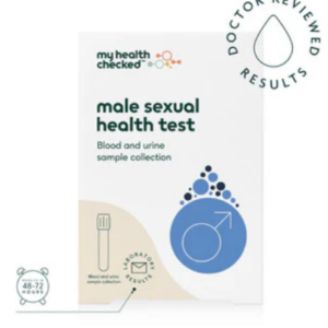 My Health Checked Male Sexual Health Blood & Urine Sample Collection Kit
